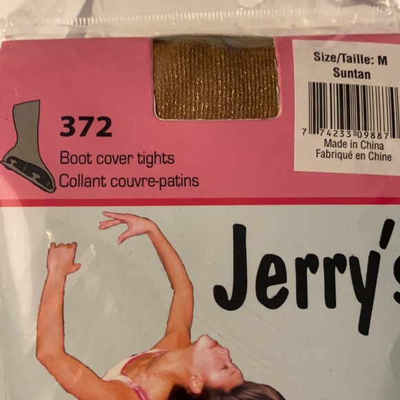 Skating Tights Covers Skates Jerry’s Girls Ice Skating Tights (medium) - Picture 2 of 5